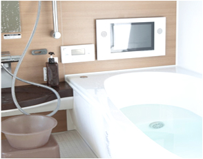 Bathroom 浴室をチェックする